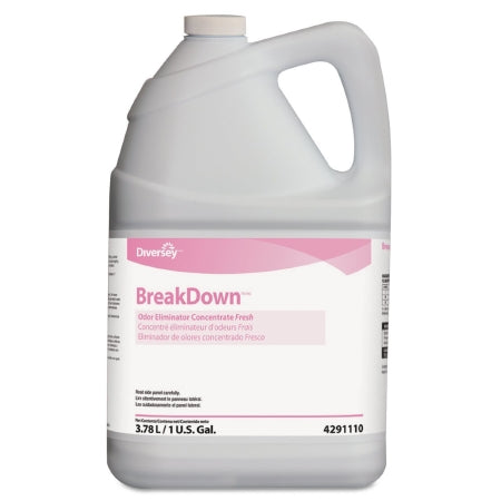 Lagasse Deodorizer Diversey™ BreakDown™ Liquid Concentrate 1 gal. Jug Fresh Scent - M-890778-2966 - Case of 4