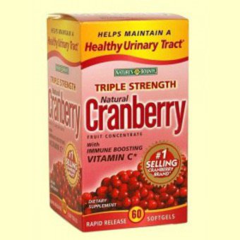 US Nutrition Dietary Supplement Nature's Bounty® Cranberry Extract 12000 mg Strength Softgel 60 per Bottle Cranberry Flavor