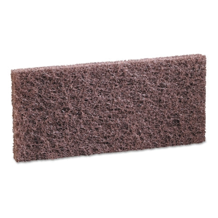 Lagasse Scouring Pad Boardwalk® Heavy Duty Brown NonSterile Synthetic Fiber 4 X 10 Inch Reusable - M-890784-2331 - Case of 20