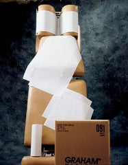Graham Medical Products Headrest Sheet 8-1/2 Inch White Crepe