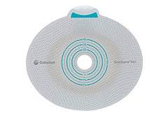 Coloplast Ostomy Barrier SenSura® Mio Click Trim to Fit, Standard Wear Elastic Adhesive 50 mm Flange Red Code System 35 to 45 mm Opening