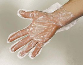 Cellucap Mfg Co Food Service Glove PG500 Large Smooth Clear Polyethylene - M-891665-2560 - Box of 1000