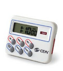 Component Design Multi-Task Timer Clock CDN® 0.5 X 2 X 2.625 Inch 24 Hour LCD Display Battery Powered - M-891696-2863 - Each