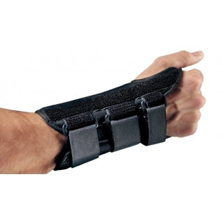 DJO Wrist Brace ProCare® ComfortFORM™ Aluminum / Foam / Lycra® Left Hand Black X-Large