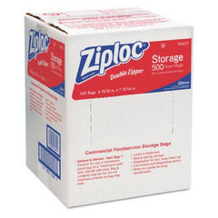 Fisher Scientific Zip Closure Bag Ziploc® 7 X 8 Inch Plastic Clear - M-891802-3211 - Box of 500