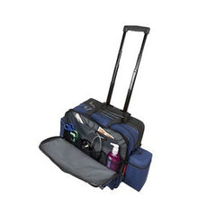 Hopkins Medical Products Rolling Medical Bag Navy 600D Waterproof Polyester 9 X 13 X 16 Inch - M-891935-3651 - Each