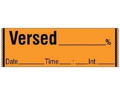Shamrock Scientific Pre-Printed / Write On Label Shamrock Anesthesia Label Orange - M-892167-2408 - Each