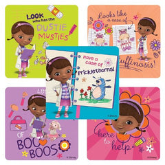 SmileMakers SmileMakers® 100 per Unit Disney Doc McStuffins Sticker 2.5 Inch