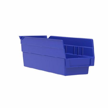 Akro-Mils Shelf Bin Akro-Mils® Blue Industrial Grade Polymers 4 X 4-1/8 X 11-5/8 Inch - M-892603-3698 - Case of 24