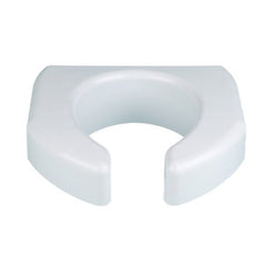 Maddak Raised Toilet Seat Ableware Basic 3 Inch Height White 350 lbs. Weight Capacity