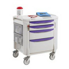 Intermetro Industries Storage Narrow Nurse Server Cart Flexline™