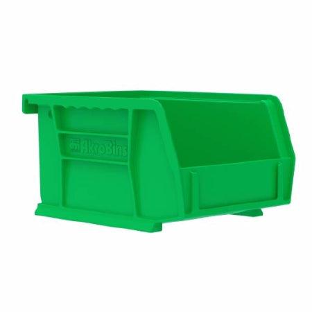 Akro-Mils Storage Bin AkroBins® Green Industrial Grade Polymers 3 X 4-1/8 X 5-3/8 Inch - M-893298-2649 - Case of 24