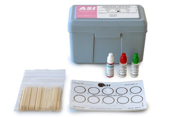 Arlington Scientific Rapid Test Kit ASI™ Staphslide Latex Agglutination Test Staphylococcus Aureus Culture Sample 50 Tests