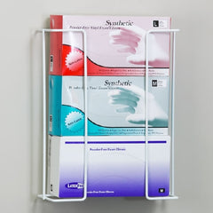 Clinton Industries Glove Box Holder Horizontal Mounted 3-Box Capacity White 4.25 X 11.5 X 14 Inch Powder-Coated Metal