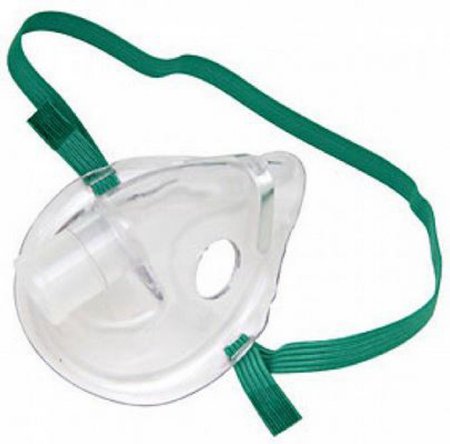 Omron Healthcare Aerosol Mask Elongated Style Pediatric Adjustable Head Strap