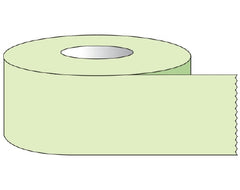Shamrock Scientific Blank Label Tape Shamrock Multipurpose Label Lime Green Tape 1/2 X 500 Inch - M-894617-4337 - Each