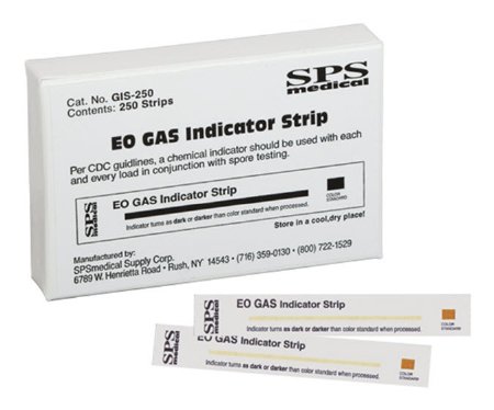 SPS Medical Supply SPSmedical Sterilization Chemical Indicator Strip EO Gas 4 Inch