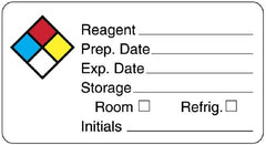 United Ad Label Pre-Printed Label UAL™ Fluorescent Paper - M-894858-3124 - Roll of 320