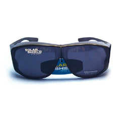 Bernell/Vision Training Products Safety Glasses Solar Shield Fit Over Smoke Tint Polycarbonate Lens Smoke Frame Over Ear One Size Fits Most