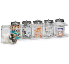 Market Lab Inc JAR, SUNDRY ACRYLIC 4" (5/CS) 5/CS - M-895056-1289 - Case of 5