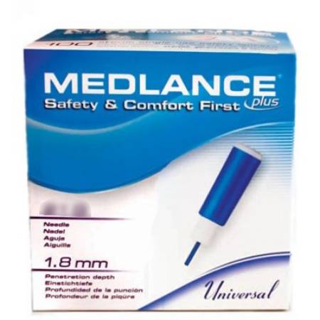 Cambridge Sensors USA Lancet Medlance® Fixed Depth Lancet Needle 1.8 mm Depth 21 Gauge