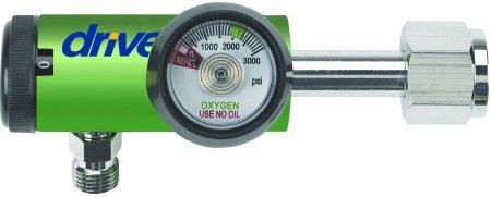 Drive Medical Drive™ Oxygen Regulator Click Style 0 - 15 LPM DISS Outlet CGA-540