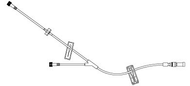 ICU Medical Extension Set LifeCare PCA™ 10 Inch Tubing 1.1 mL Priming Volume DEHP-Free - M-895430-4887 - Case of 50