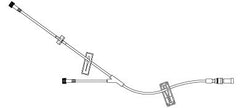 ICU Medical Extension Set LifeCare PCA™ 10 Inch Tubing 1.1 mL Priming Volume DEHP-Free - M-895430-4887 - Case of 50