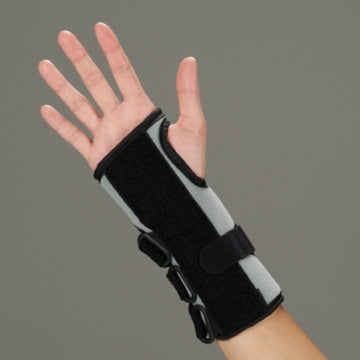 DeRoyal Wrist Brace DeRoyal® Foam / Metal Left or Right Hand Black One Size Fits Most