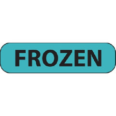 Precision Dynamics Pre-Printed Label MedVision® Laboratory Use Blue Paper FROZEN Black Temperature Control 3/8 X 1-7/16 Inch - M-896497-1314 - Each