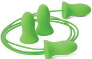 R3 Safety Ear Plugs Meteors® Cordless Small Green