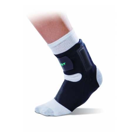 DJO Ankle Support Aircast® AirHeel™ with Stabilizers Large Pull-On / Hook and Loop Closure Male 11-1/2 and Up / Female 13 and Up Left or Right Foot