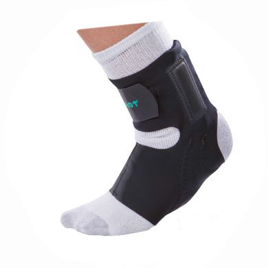 DJO Ankle Support Aircast® AirHeel™ with Stabilizers Small Pull-On / Hook and Loop Closure Male Up to 7 / Female Up to 8-1/2 Left or Right Foot