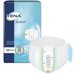 Essity HMS North America Inc Unisex Adult Incontinence Brief TENA® Stretch™ Super Pull On 3X-Large Disposable Heavy Absorbency - M-897121-2705 - Pack of 8