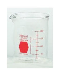 Fisher Scientific Beaker Kimble® KIMAX® Colorware Low Form Borosilicate Glass 250 mL (8 oz.)