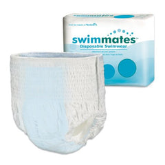 Principle Business Enterprises Unisex Adult Bowel Containment Swim Brief Swimmates™ Pull On with Tear Away Seams Small Disposable Moderate Absorbency - M-897490-1563 - Case of 4