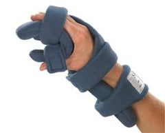 Alimed Resting Hand Splint SoftPro™ Functional Fabric Left Hand Blue Large