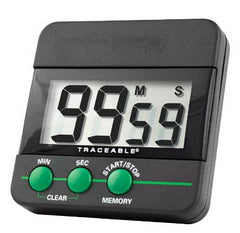 Cole-Parmer Inst. Electronic Alarm Timer Control 3 Holding Traceable® 100 Minutes Digital Display