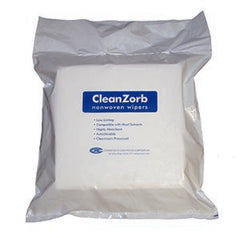 Connecticut Clean Room Cleanroom Wipe CCRC ISO Class 7 White NonSterile Cellulose / Polyester 12 X 12 Inch Disposable - M-897985-1232 - Bag of 150