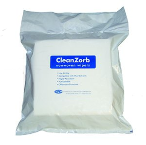 Connecticut Clean Room Cleanroom Wipe CCRC ISO Class 7 White NonSterile Cellulose / Polyester 12 X 12 Inch Disposable - M-897985-3404 - Case of 1800