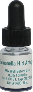Germaine Laboratories Inc Antigen Salmonella H d 5 mL