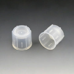 Globe Scientific Globe® Scientific Tube Closure Polyethylene Dual Position Cap Amber 12 mm For 12 mm Culture Tubes NonSterile