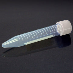Globe Scientific Centrifuge Tube Conical Bottom Plain 16 X 100 mm 10 mL Without Color Coding Screw Cap Polypropylene Tube