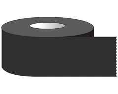 Shamrock Scientific Blank Label Tape Shamrock Multipurpose Label Black 1/2 X 500 Inch - M-898772-1246 - Each