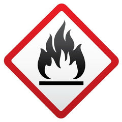 United Ad Label Pre-Printed Label UAL™ Warning Label Red / White Paper GHS Symbol Black OSHA 1-1/2 X 1-1/2 Inch - M-899403-1156 - Roll of 1