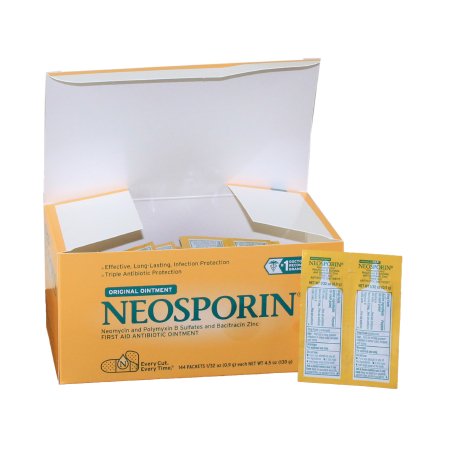 Johnson & Johnson Consumer First Aid Antibiotic Neosporin® Ointment 0.9 Gram Individual Packet