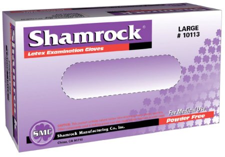 Shamrock Marketing Exam Glove 10000 Series X-Large NonSterile Latex Standard Cuff Length Fully Textured Ivory Not Chemo Approved - M-901806-2202 - Case of 1000