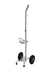 Alimed D or E Oxygen Cylinder Cart AliMed® Chrome Plated Steel Silver