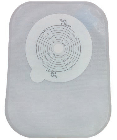 Hollister Inc Filtered Ostomy Pouch Securi-T™ One-Piece System 8 Inch Length 1/2 to 2-1/2 Inch Stoma Closed End Trim To Fit