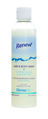 DermaRite Industries Shampoo and Body Wash Renew™ 8 oz. Flip Top Bottle Coconut Scent